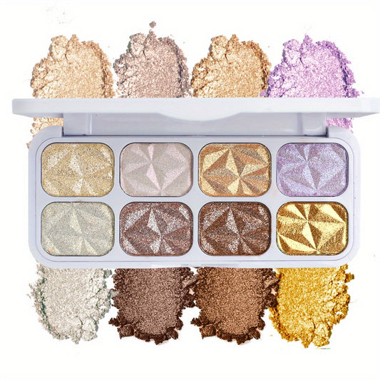 8 Colors Highlighter Contouring Palette for Face