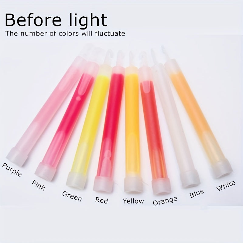 100pcs Colorful Glow Sticks With Connectors for Parties