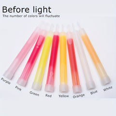 100pcs Colorful Glow Sticks With Connectors for Parties