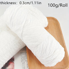 1pc Golden Velvet Wool Thread 3mm 100g