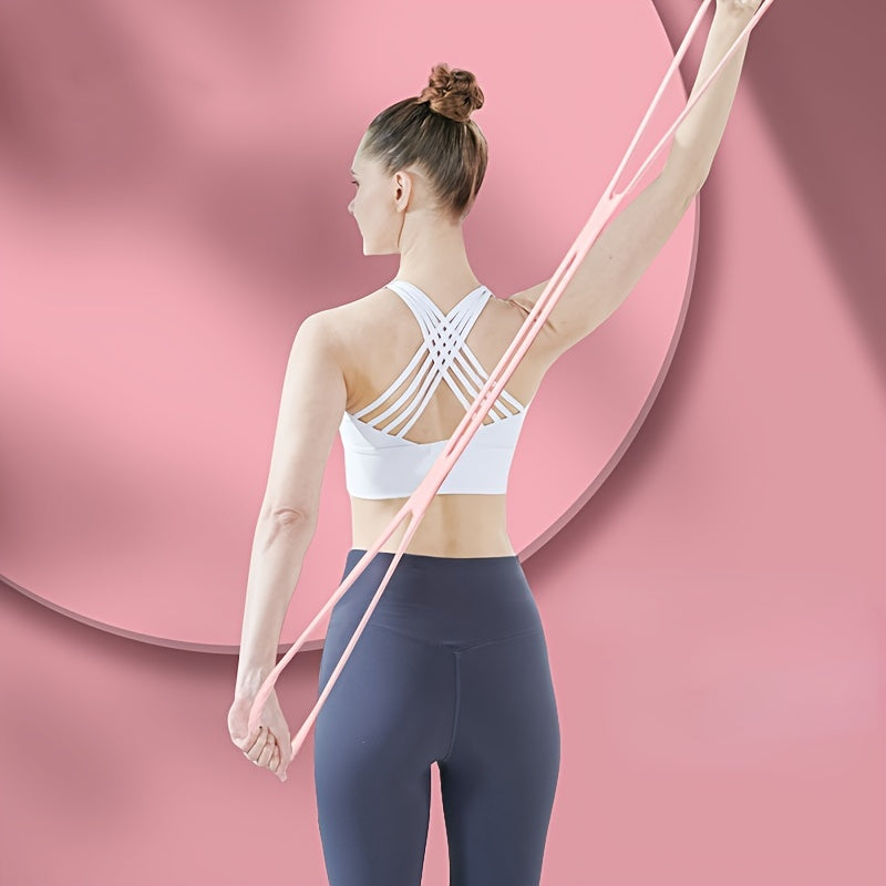 8-shaped Exercise Tensioner Yoga Belt for Home Fitness