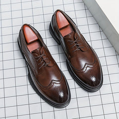 Men's Lace Up Brogue Style Formal Shoes