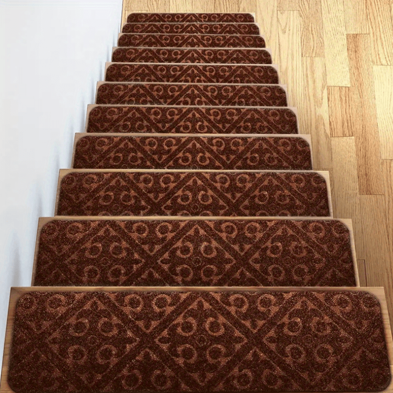 Non Slip Carpet Stair Treads 8x30 - Anti Slip Grip for Elders and Dogs