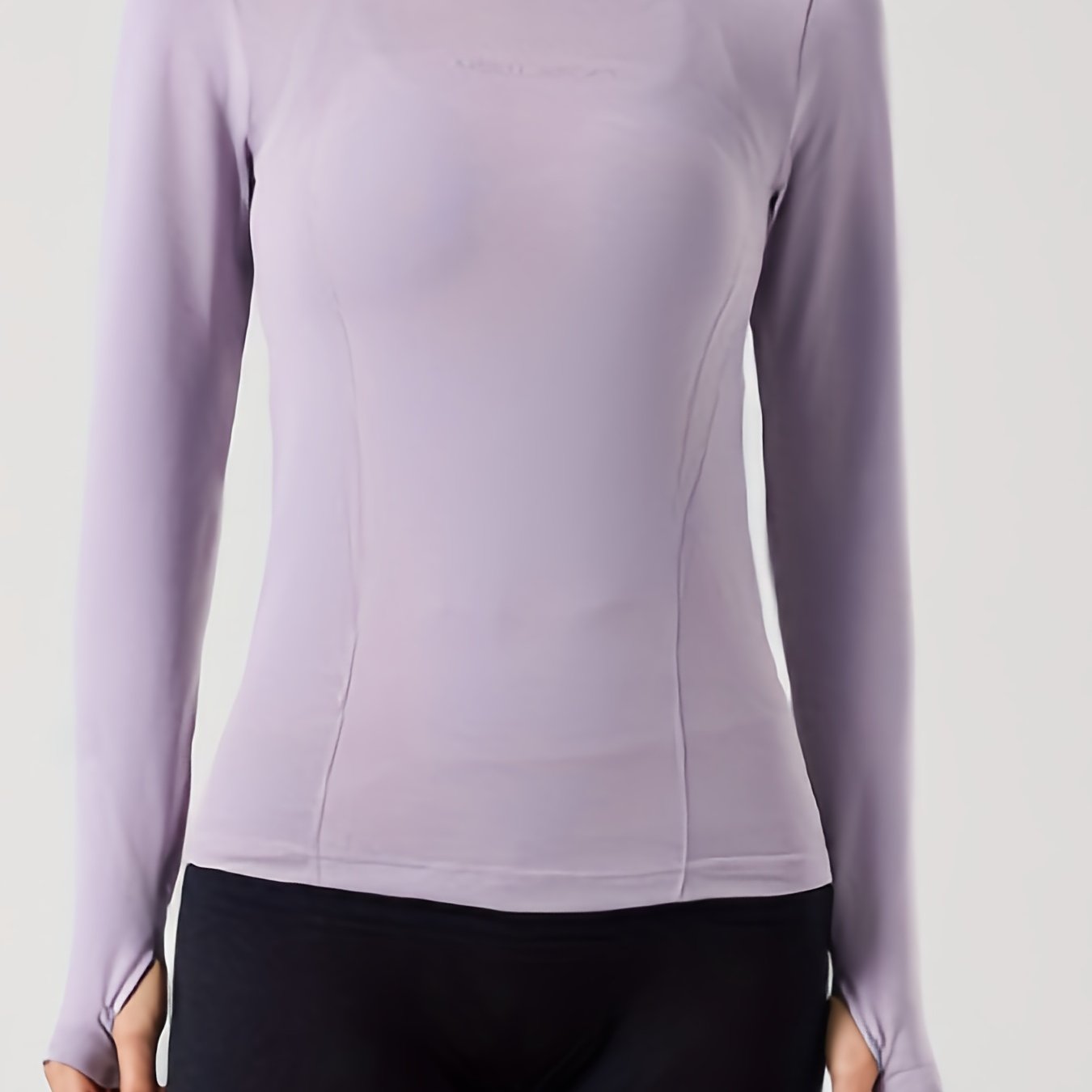 Women's Quick Dry Long Sleeve Sports Top with Thumb Hole