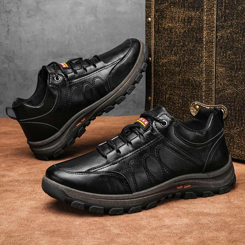 Men's Lace Up Sneakers Casual Walking Shoes Easy To Clean
