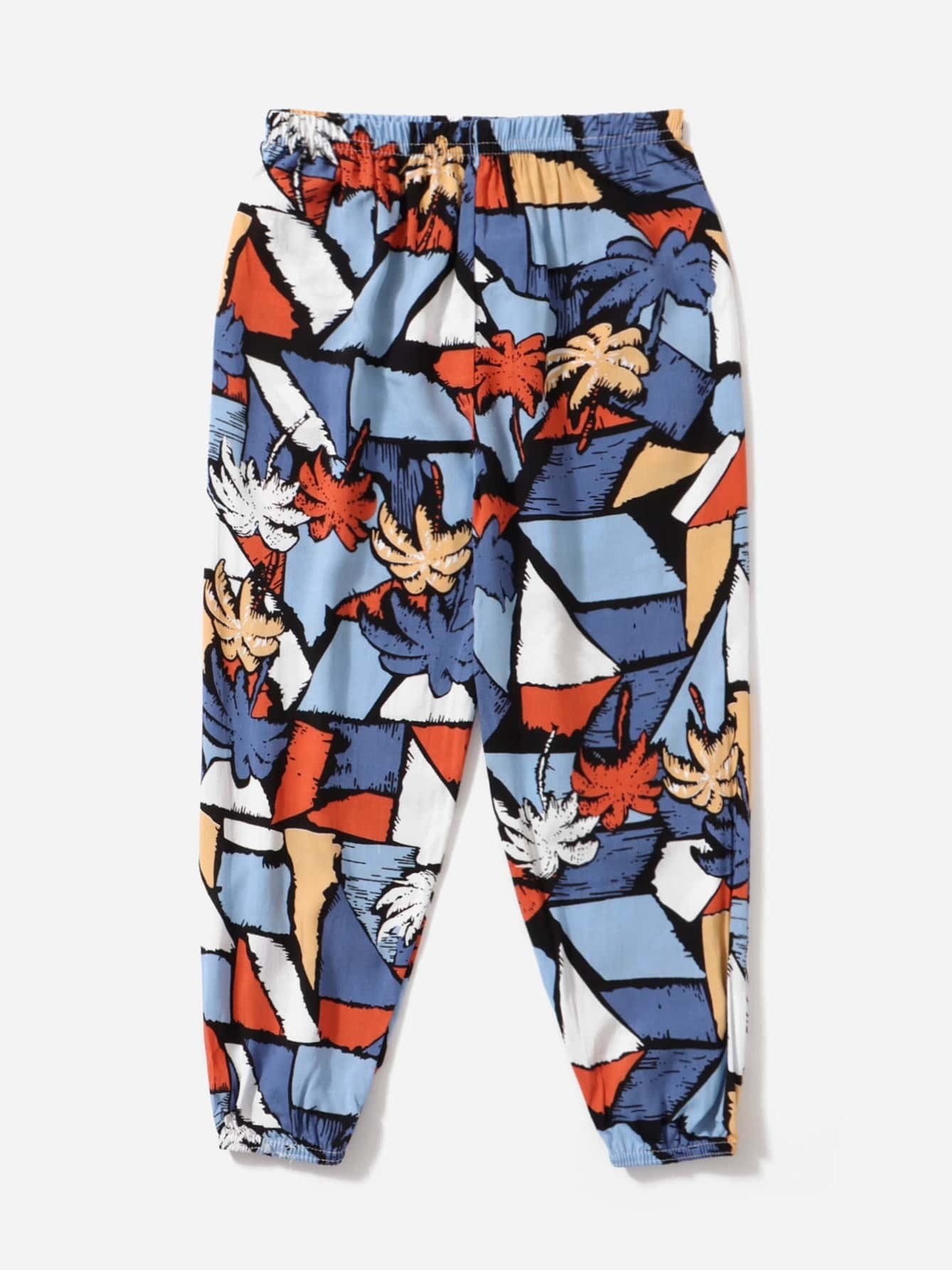Toddler Girls Graphic Print Pants Kids Clothes Summer