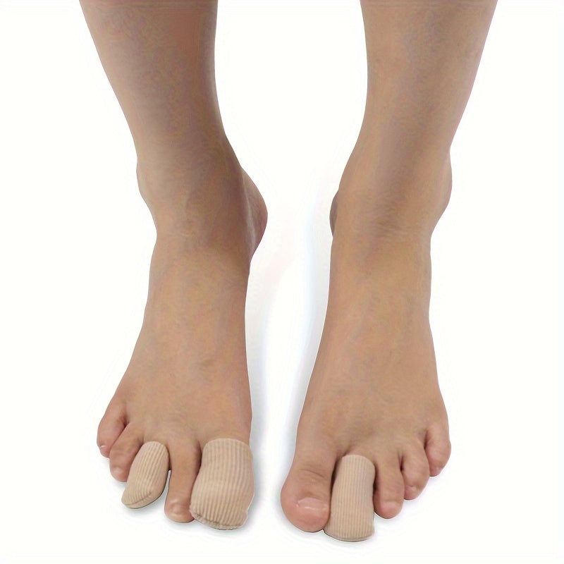 2pcs Moisturizing Toe Sleeves Anti-wear Foot Protective Sleeve