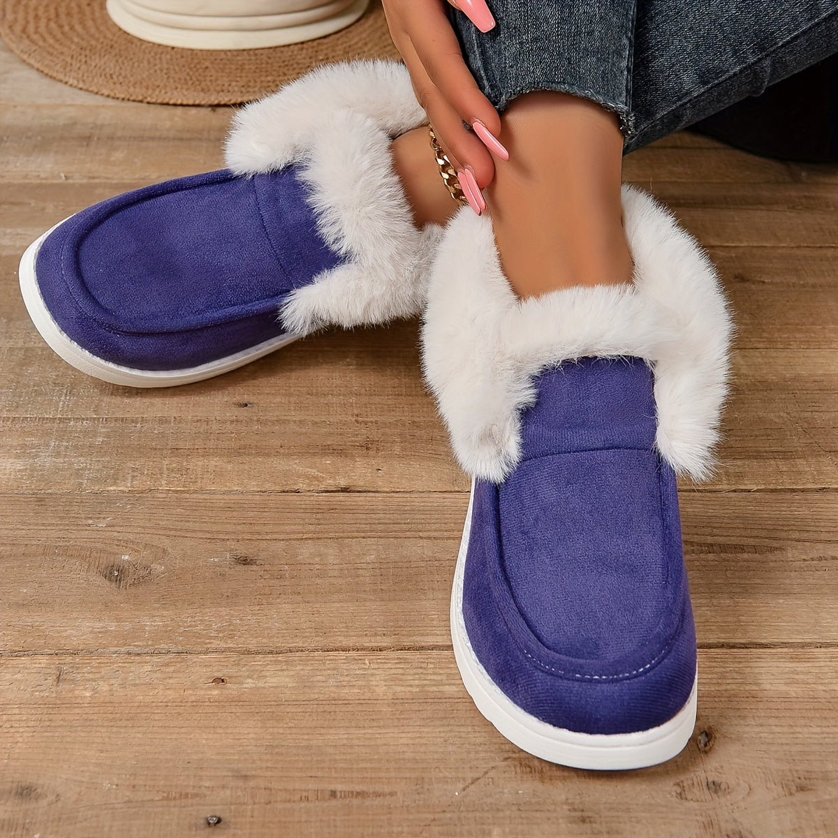 Women's Warm Non-slip Casual Sneakers Lightweight Walking Shoes
