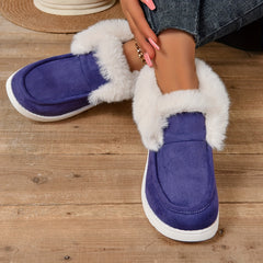 Women's Warm Non-slip Casual Sneakers Lightweight Walking Shoes