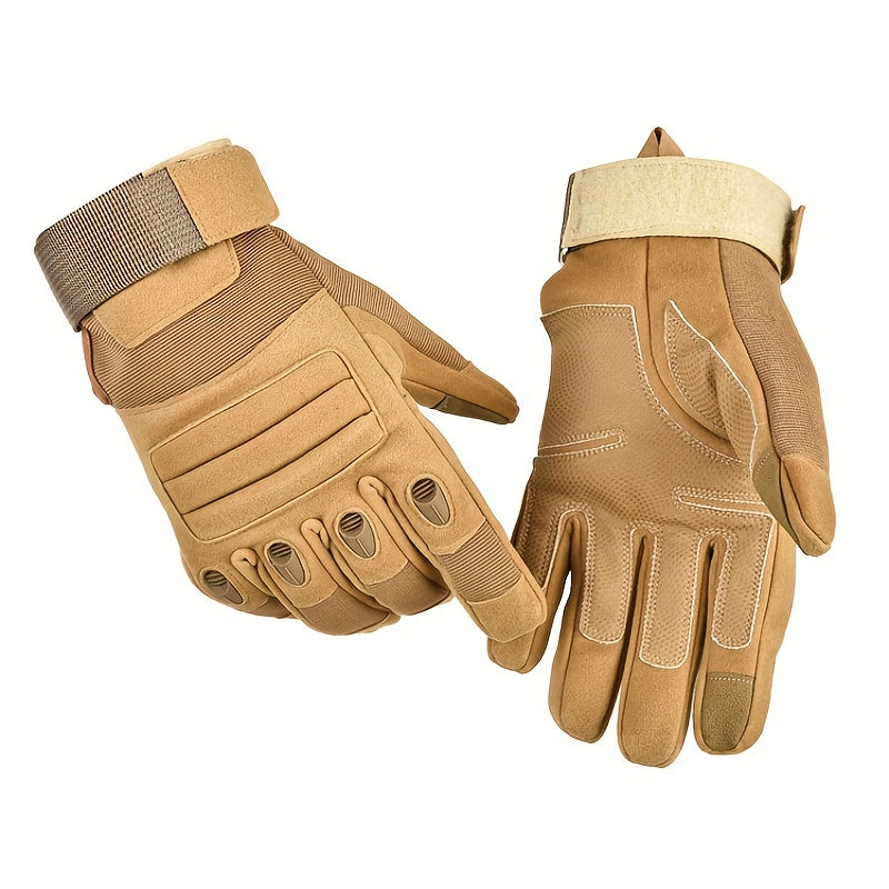 Outdoor Military Full Finger Gloves Anti Slip Motorcycle Riding Gloves