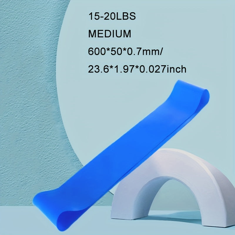 5pcs Latex Elastic Resistance Bands for Home Fitness