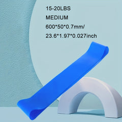 5pcs Latex Elastic Resistance Bands for Home Fitness