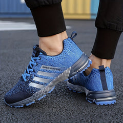 Knit Breathable Lightweight Sneakers Outdoor Comfy Shoes