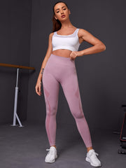 Seamless High Waist Yoga Pants Quick Dry Butt Lift Tummy Control Leggings