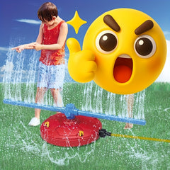2-in-1 Water Sprinkler Toy with 2 Nozzles for Interactive Outdoor Water Play