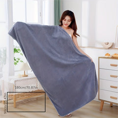 Soft Bath Sheet Large Towel for Home Bathroom - Absorbent and Skin-Friendly