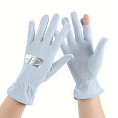 Breathable Sun Protection Gloves for Outdoor Activities