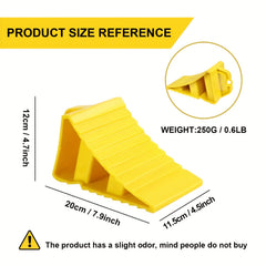 1pc Wheel Chocks For Car RV Trailer Tire Chocks With Handle