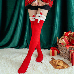 Christmas Thigh High Socks Women's Stockings & Hosiery
