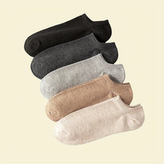 5 Pairs Soft Lightweight Low Cut Socks Women's Stockings