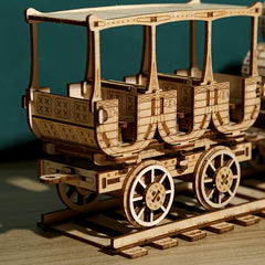 3D Wooden Puzzle Red Wine Transporter