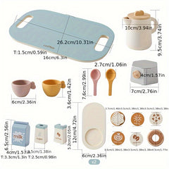 Kids' Coffee Tea Party Playset Kitchen Toys for Girls Ideal Gift