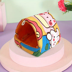 Small Animal Cozy Bed Cave for Guinea Pig Hamster Rabbit Hedgehog