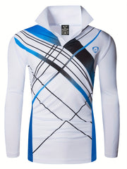Men's Casual Quick Drying Long Sleeve Shirt for Outdoors