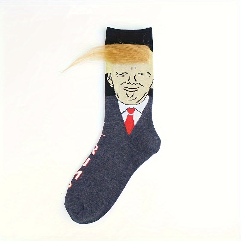 1 Pair Funny Cotton Sport Crew Socks