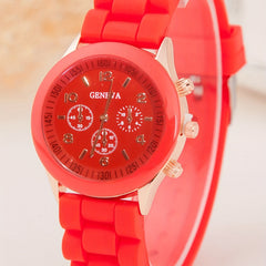 Silicone Quartz Watch Set with Butterfly Bracelets for Students