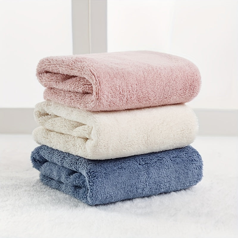 Soft Coral Fleece Towel for Home Bathroom, Absorbent Skin-Friendly Face Towel