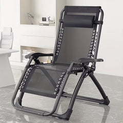 Adjustable Folding Lounger Chair for Outdoor Beach Camping Office Nap Home