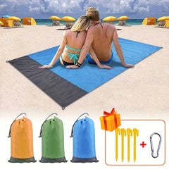 Waterproof Portable Camping Mat 2x2m 2x1m Folding Sandproof Picnic Beach Mat