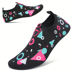 Women's Print Quick Drying Water Shoes for Beach Wading