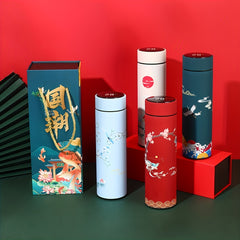 Chinese Style Insulated Tea Cup with Temp Display