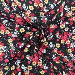 1yd Faux Cotton Fabric DIY Cloth Pants Dress Quilt Covering