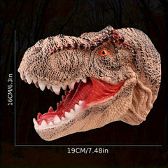 Large Dino Hand Puppets: Funny & Scared Dino Heads for Role Play