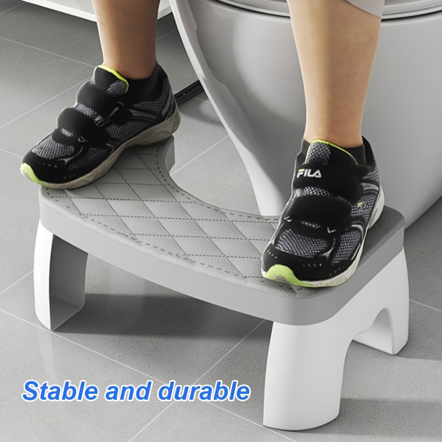 Toilet Stool Anti Slip Foot Stool Bathroom Office Plastic Foot Stool