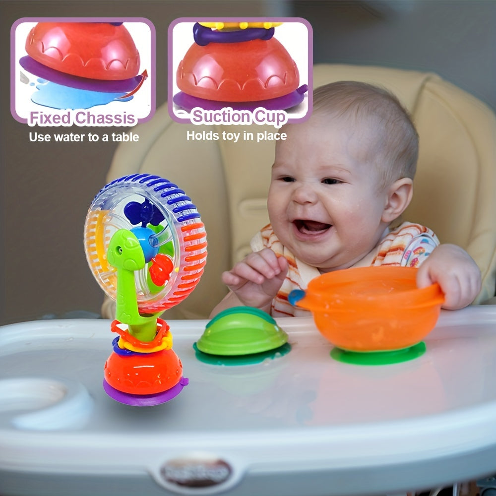 Baby Puzzle Rotating Ferris Wheel Butterfly Suction Cup Toy