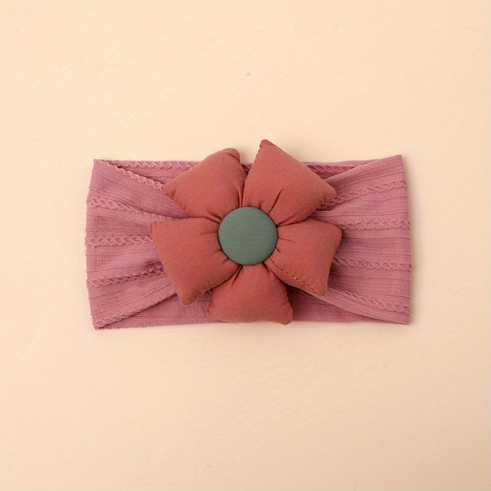Flower Baby Headbands Hairbands Elastic Hair Accessories for Baby Girls