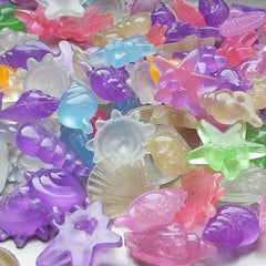10pcs Glow In The Dark Decorative Pebble for Garden and Aquarium