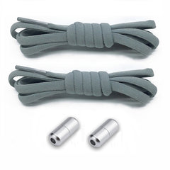 Elastic No Tie Shoelaces Semicircle Metal Lock