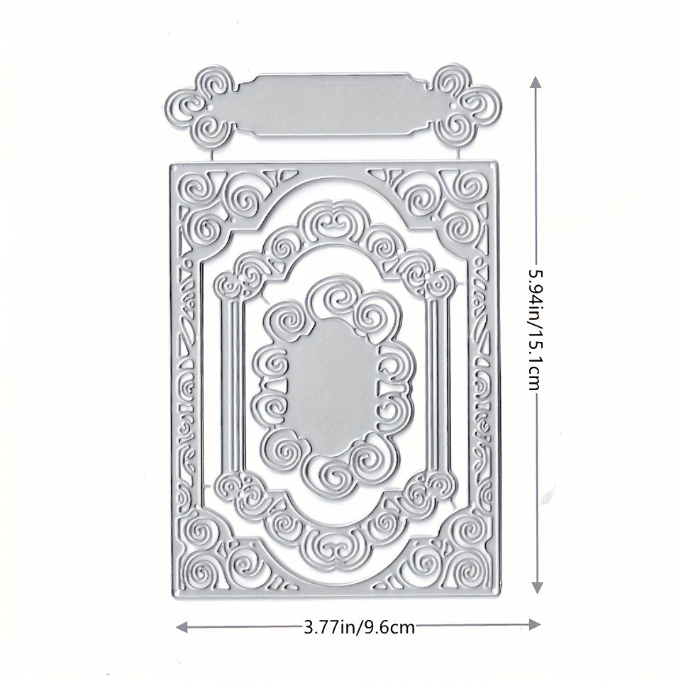 Flower Pattern Metal Cutting Die Stencil DIY Scrapbooking Gift Card Making
