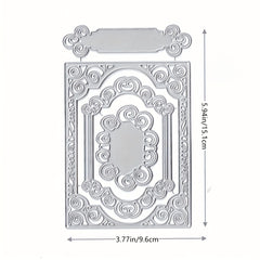 Flower Pattern Metal Cutting Die Stencil DIY Scrapbooking Gift Card Making