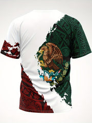 Mexican Theme 3D Digital Pattern Print Men's Graphic T shirt