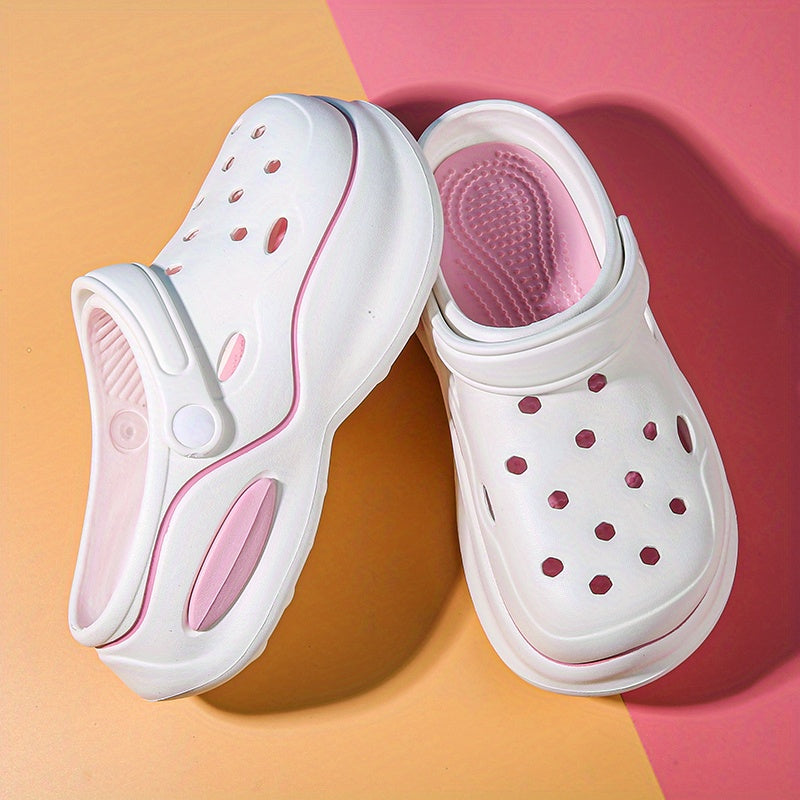 Women's Breathable Closed Toe Slip On Clogs