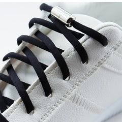 Elastic No Tie Shoelaces Semicircle Metal Lock