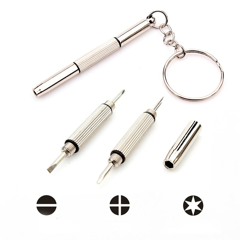 Portable Screwdriver Keychain for Glasses Repair