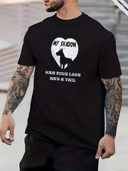 Cartoon Mushroom Print Men's Graphic T-shirt