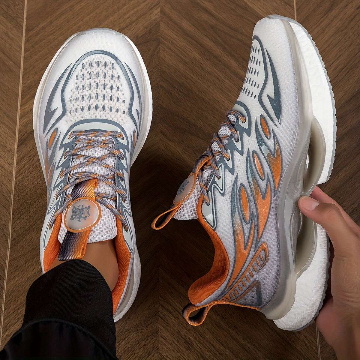Women's Breathable Running Shoes Lace Up Sporty Sneakers for Walking Jogging